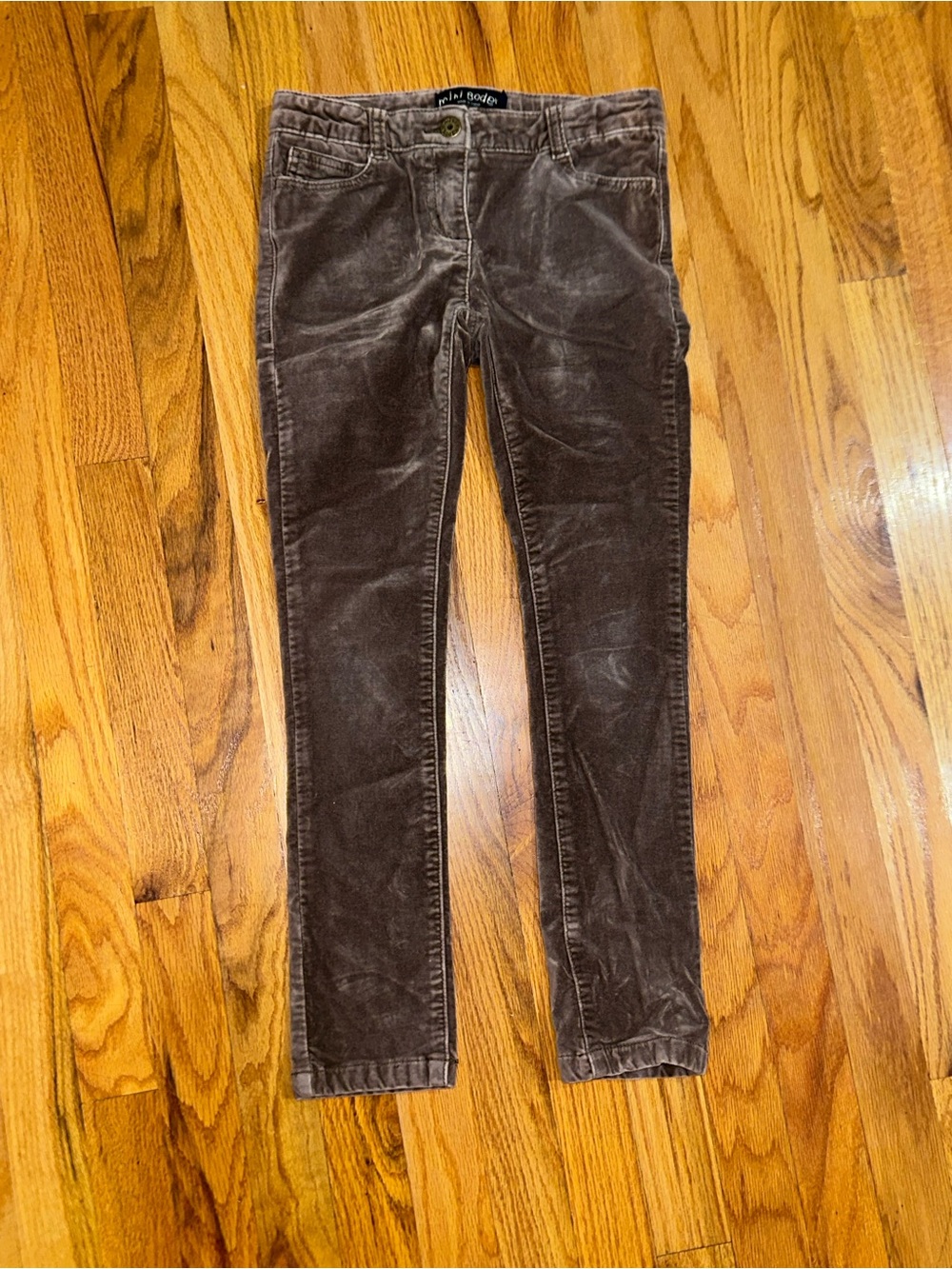 Mini Boden Brown Corduroy Skinny Pants Girls size 10